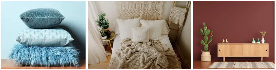 Différents textiles, textures et matériaux pour jouer avec du relief