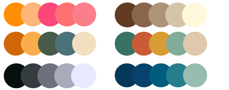 Des palettes de couleurs cohérentes pour son premier appartement