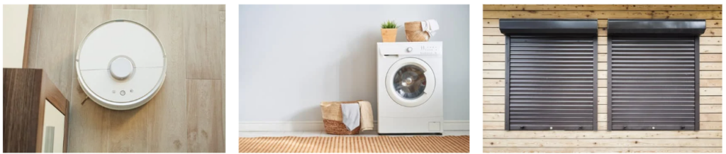 électroménagers autonomes d'une maison intelligente