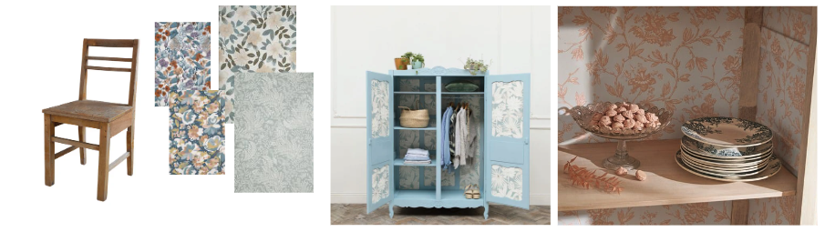 tapisser un meuble avec du papier peint