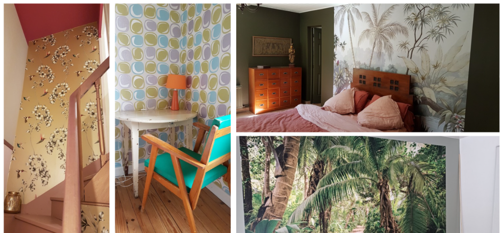 visuel papiers peints posés par L'atelier des couleurs