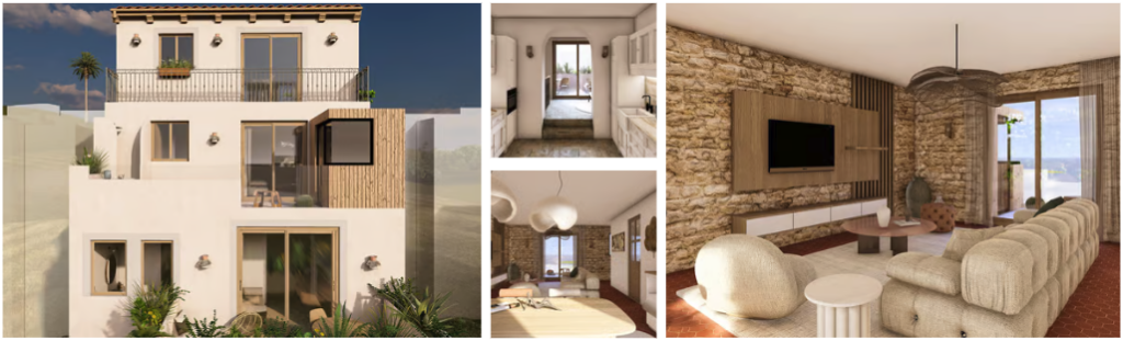 CAZA MEZI : Rénovation d'une maison à Marseille, projet de Marine Borius