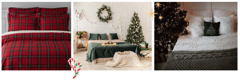 Chambre décoré festive