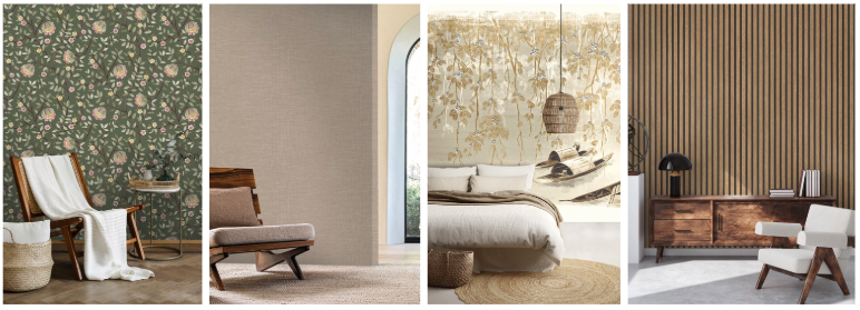 Exemples de papiers peints pour un coin lecture